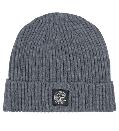 Stone Island Hue - Uld - M?rkeGråmeleret
