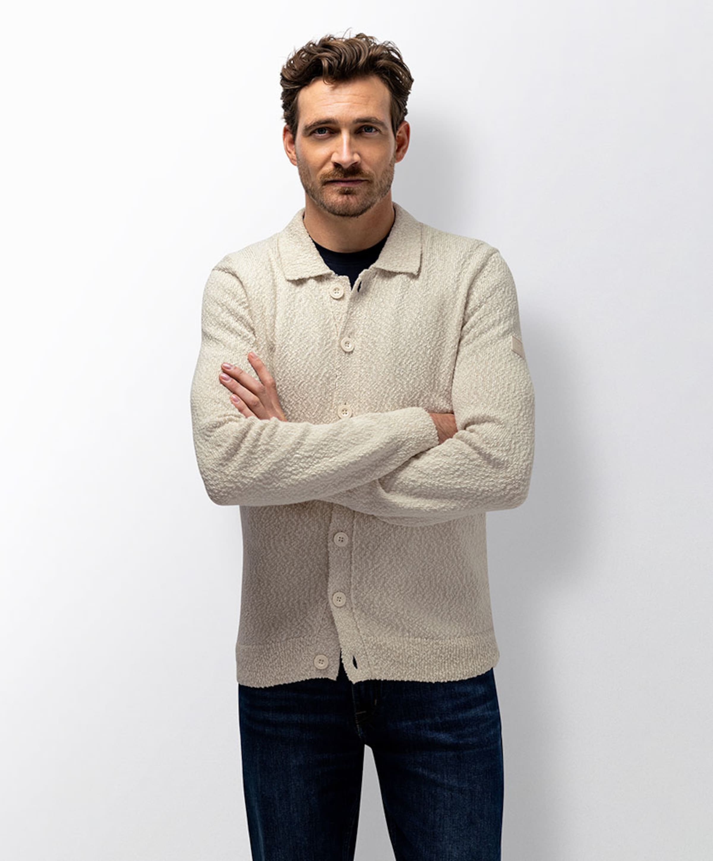 State of Art Heren vest beige