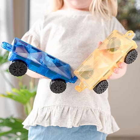 Connetix Car Pack magnetbiler 2 stk. - rainbow