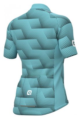 Maillot Manches Courtes Femme Alé Sharp Turquoise