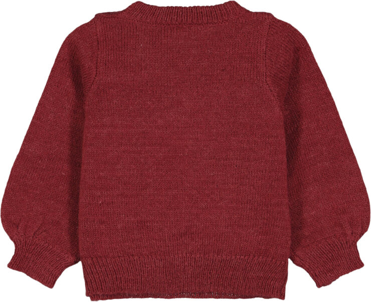 Soft Gallery SGBMEGAN KNIT PULLOVER Tibetan red