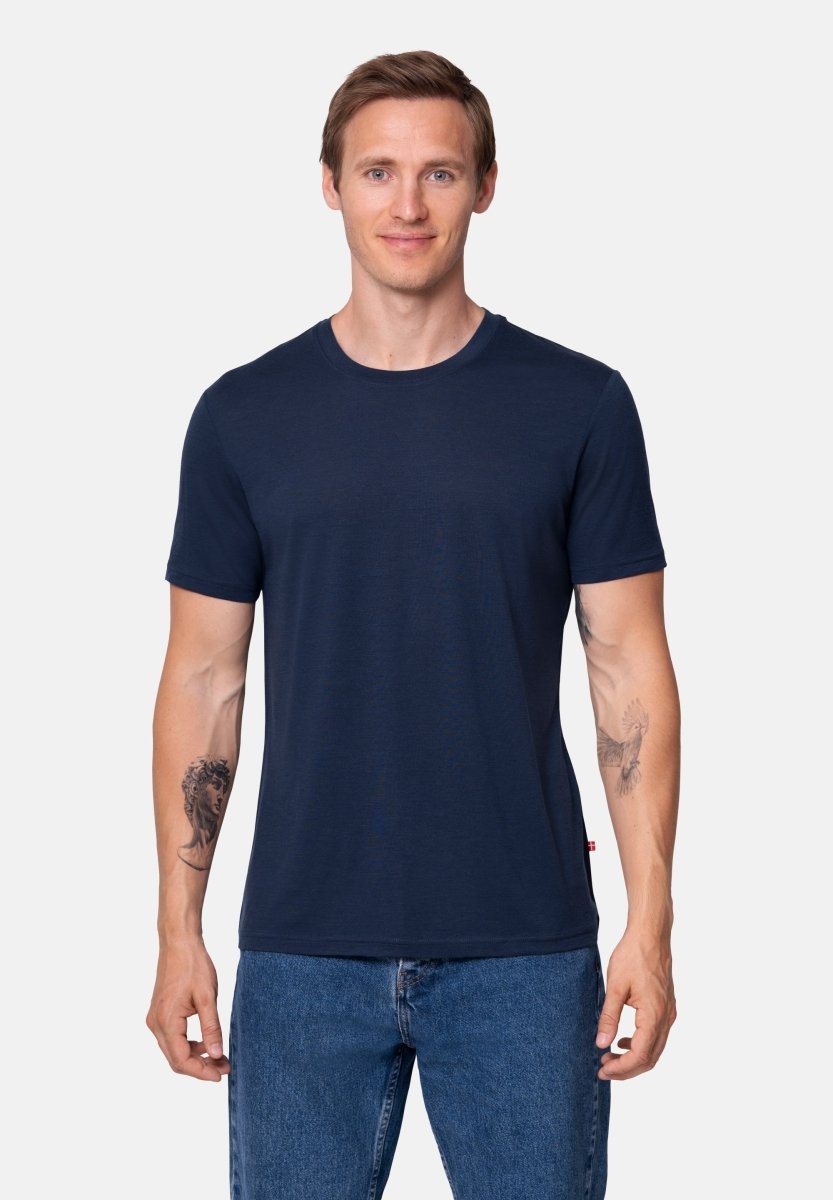 100% MERINOULD T-SHIRT TIL MÆND