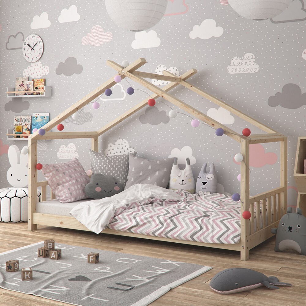 VICCO Lichterkette Cotton Balls Girlande weiß, pink, rosa und lila 310 cm