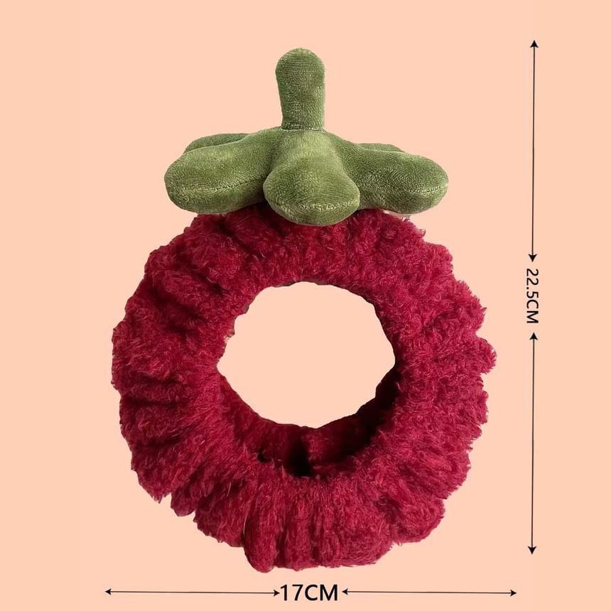 Bohod - Aardbeien Chenille Gezichtsreiniger Hoofdband (Verschillende Ontwerpen)