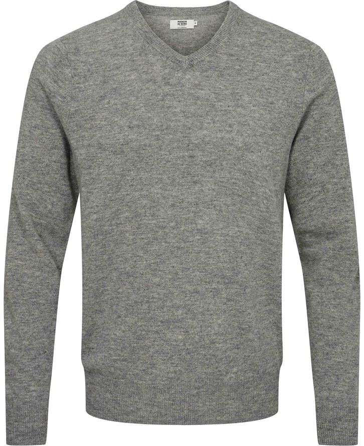 Magasin du Nord Collection Maryn 1 RWS Strik Lambswool Light grey melange