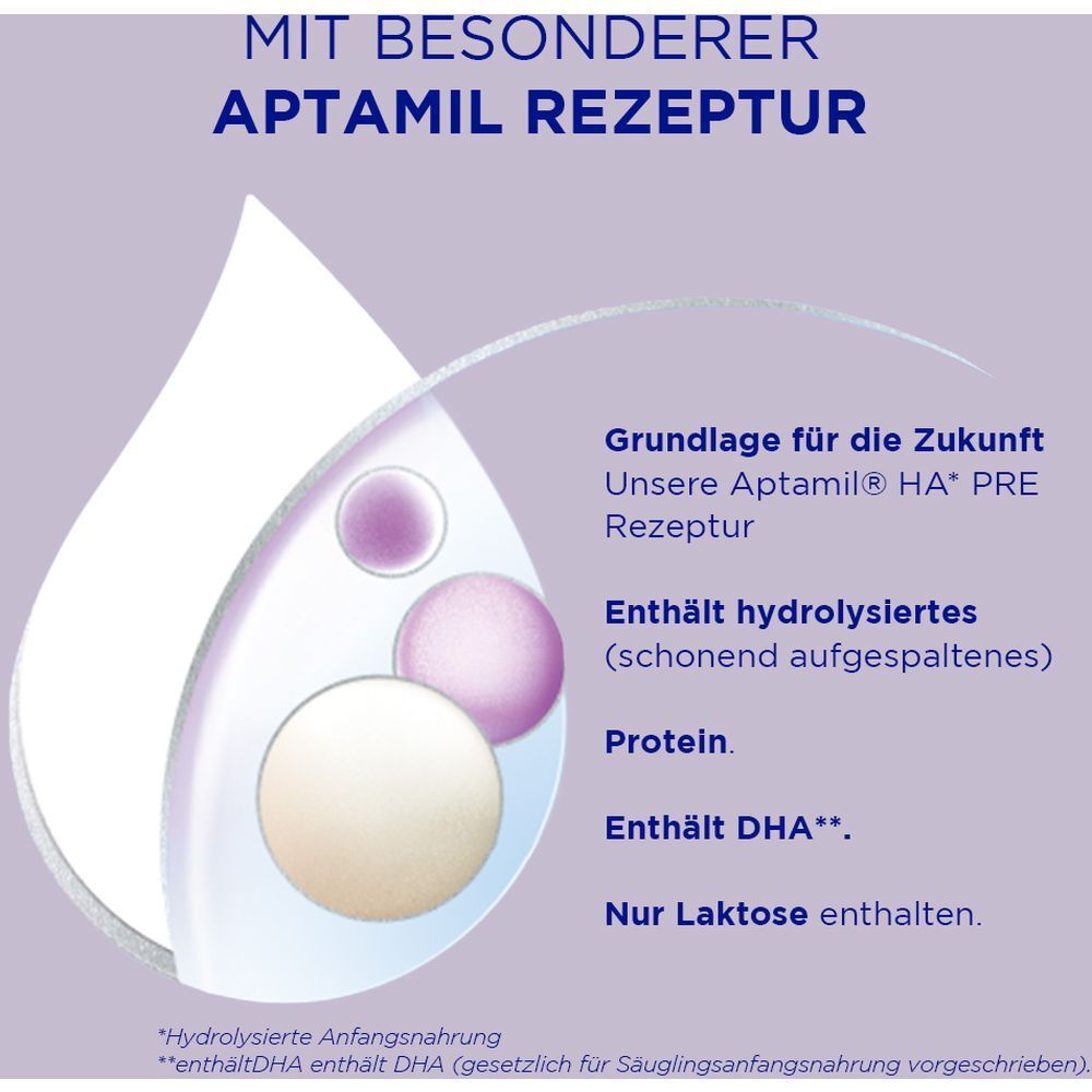 Aptamil HA Pre Anfangsmilch von Geburt an