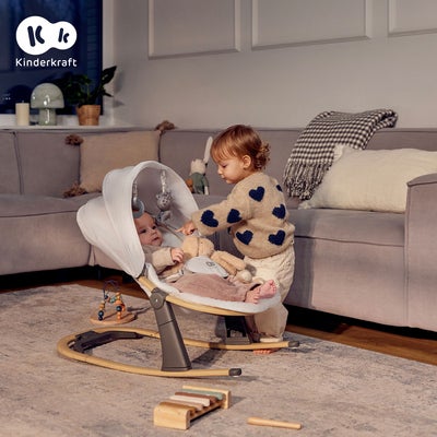 Kinderkraft ELSU Vippestol, Grå