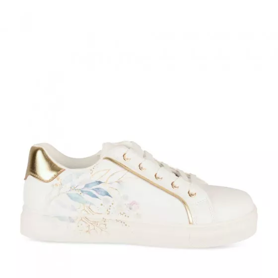Baskets BLANC LOVELY SKULL