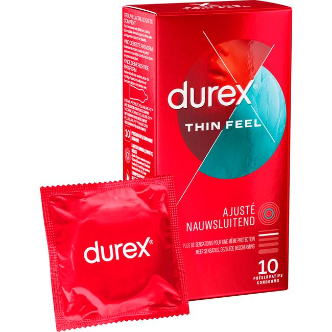 Durex Thin Feel Close Fit Condooms 10 stuks