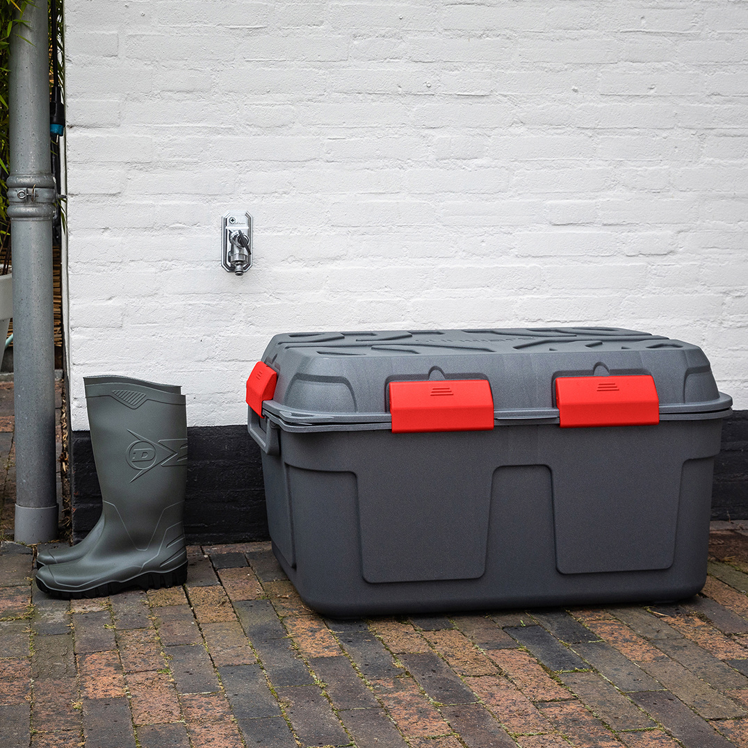 Sunware Q-line 130 liter waterdichte opbergbox - Black