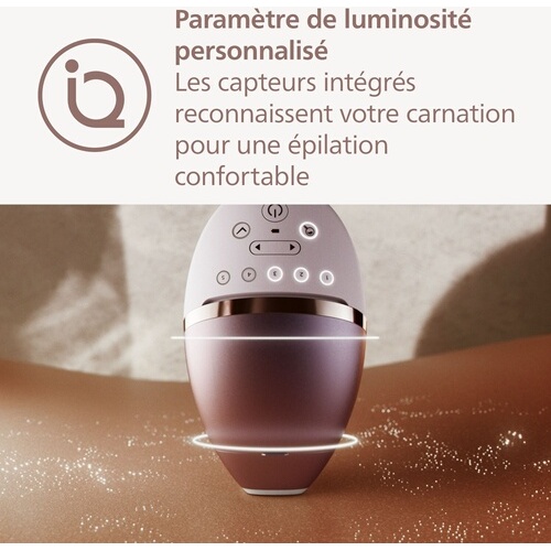 Epilation semi-définitive Philips Lumea série 8000 SenseIQ BRI945