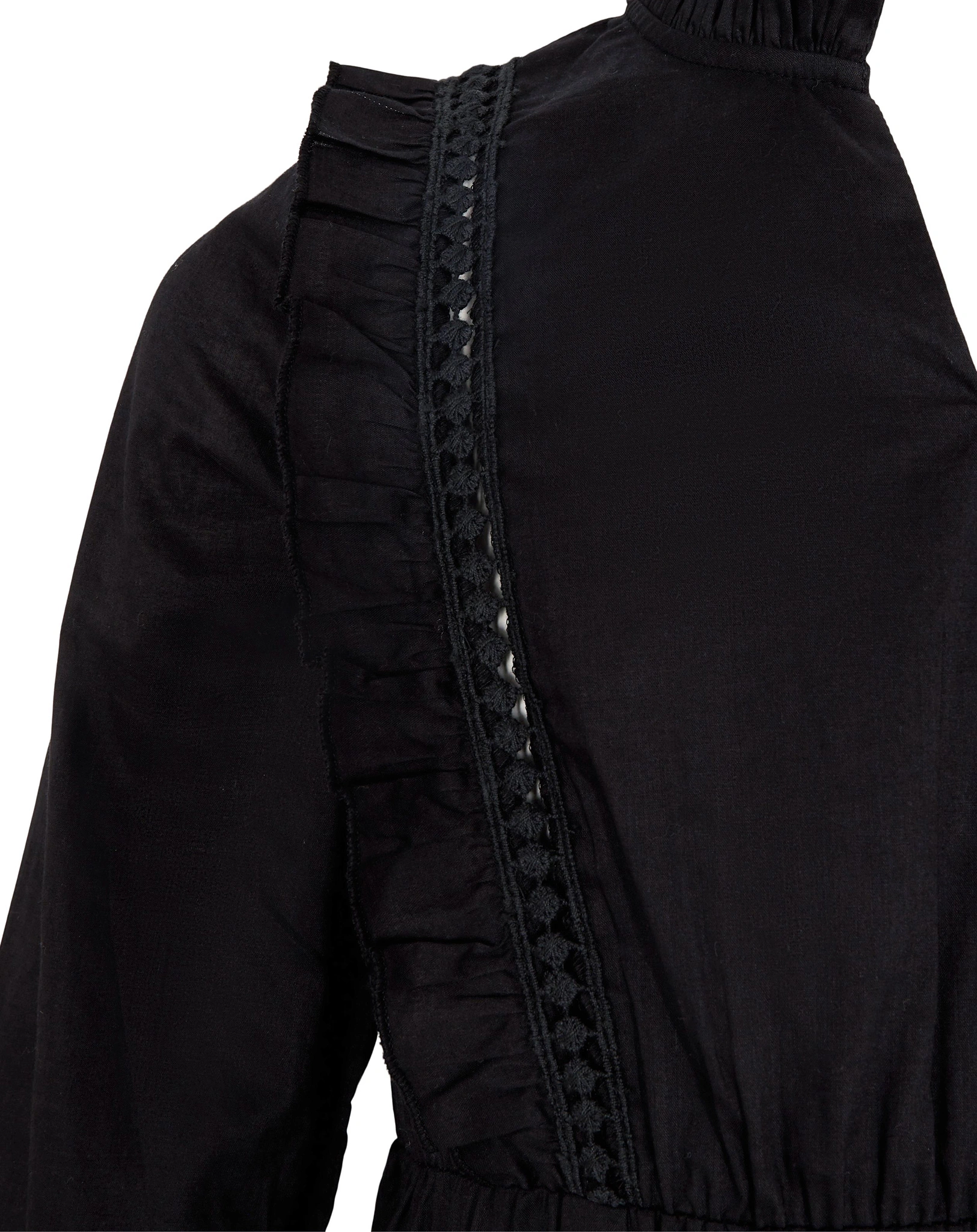 Langarmkleid NESLI in black