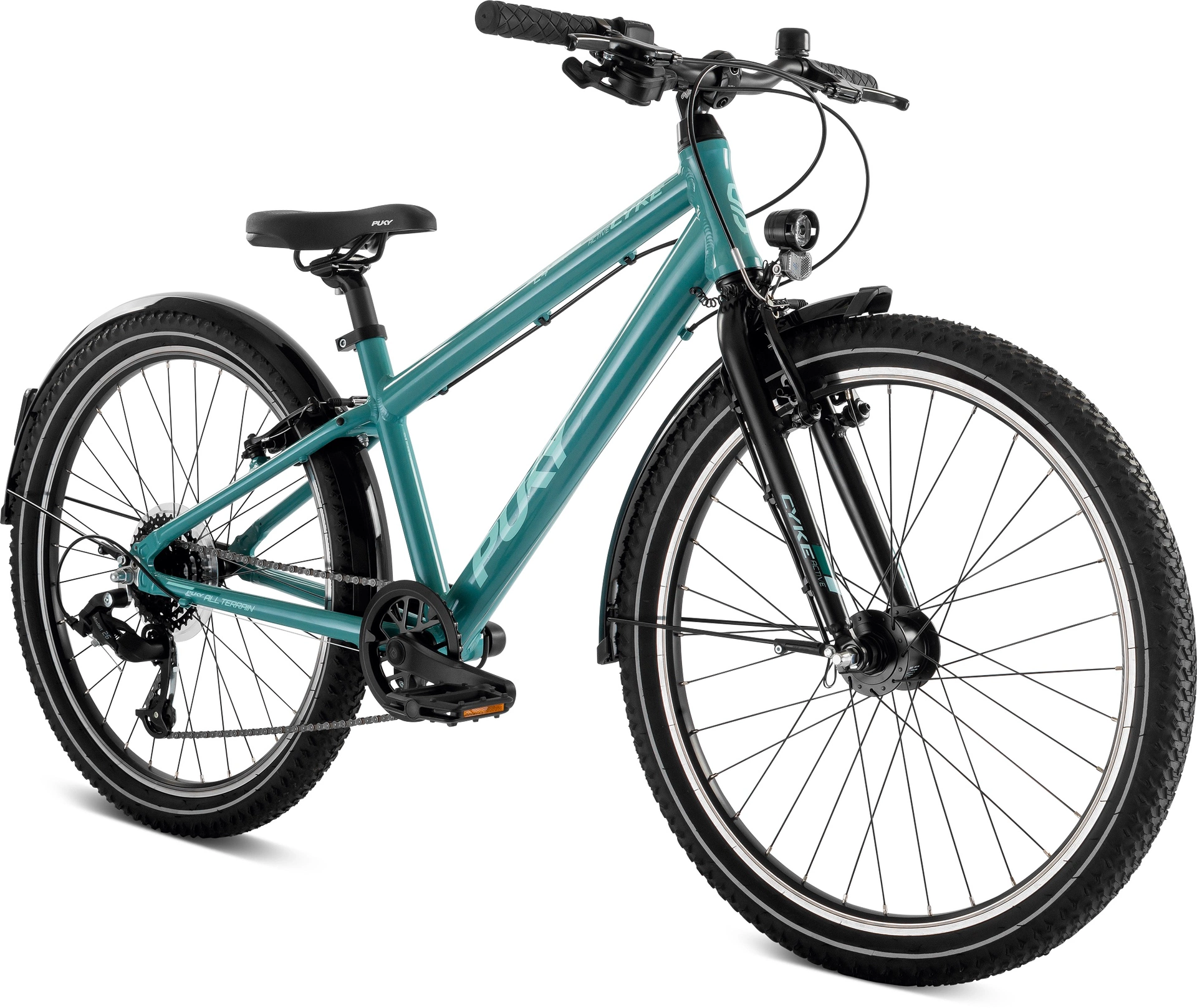 Puky Cykel 24-8 Active alu. børnecykel turkis/sort