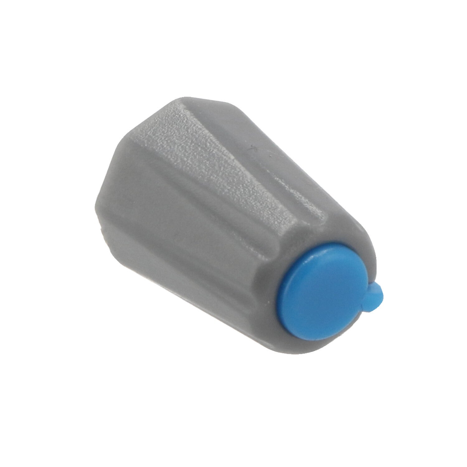 Devine 10118 grijze knop met blauwe kap sparepart voor Devine MixDesk
