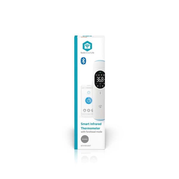 SmartLife Infrarød Termometer | LED Vise | Øre / Panne | Hvit
