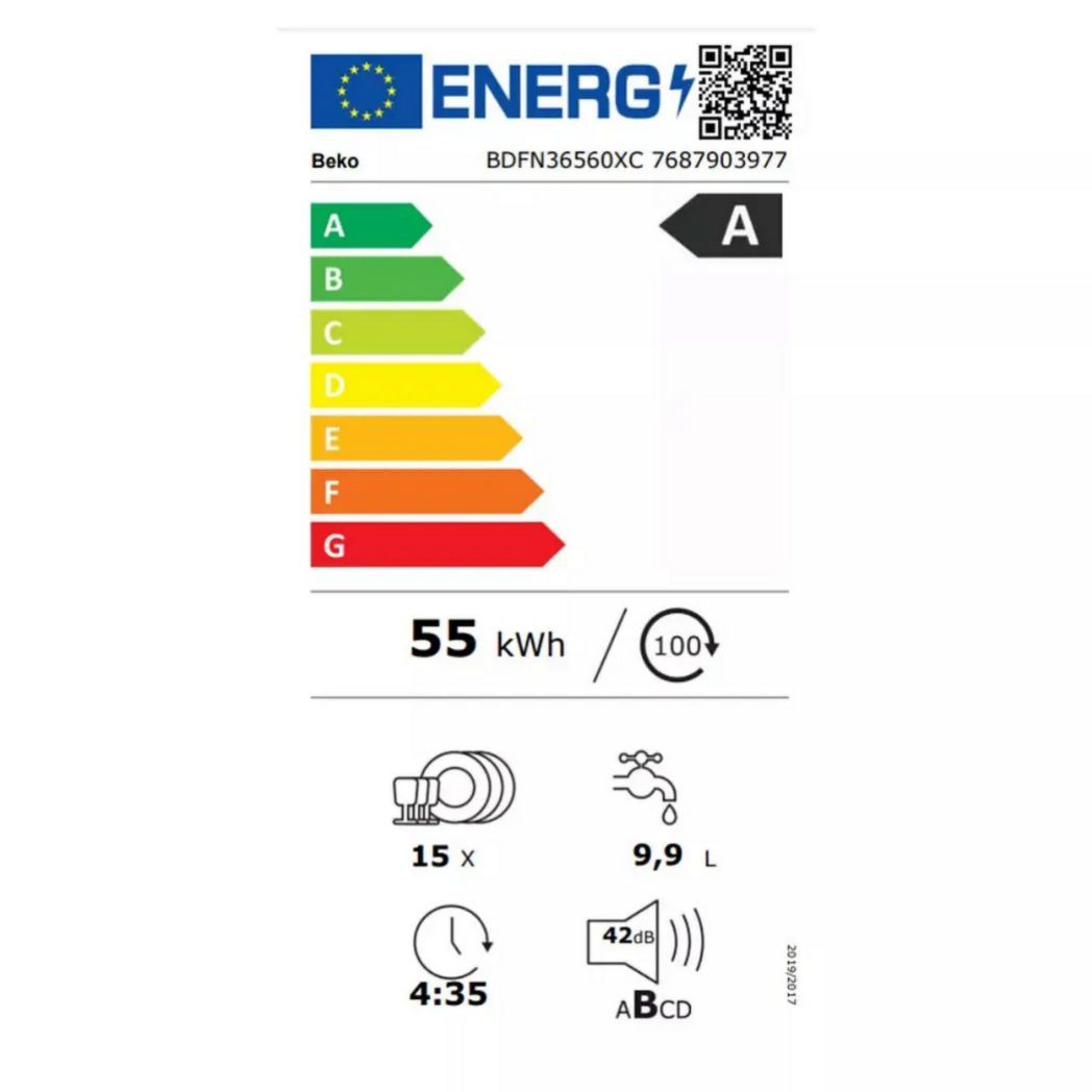 BEKO BDFN36560XC Lave-vaisselle CornerIntense 60 cm