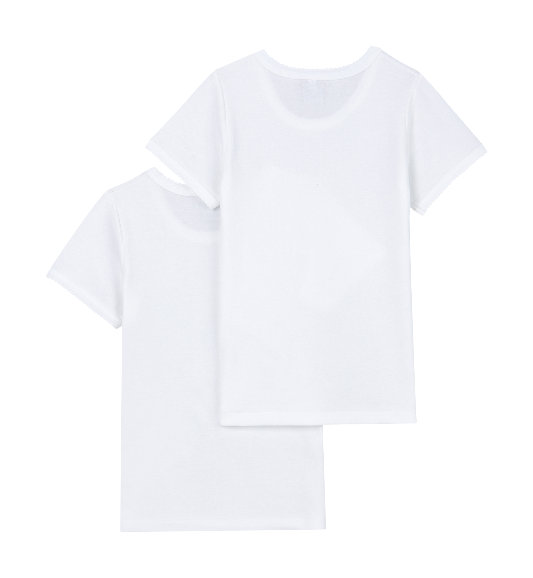 Lot de 2 tee-shirts en coton | Multicolore