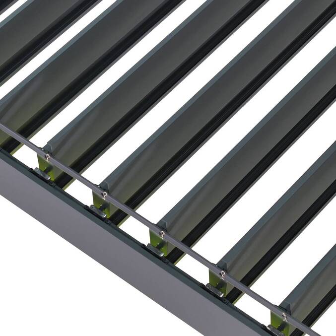 Pergola électrique bioclimatique autoportante EVORA Graphite