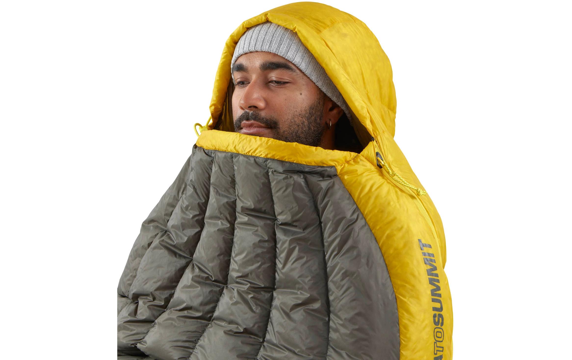 Spark -1C/30F L Polyester, Gelb/Schiefergrau<br>Mumienschlafsack