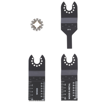 Irwin multitool zaagbladenset voor BLACK DECKER en Bosch - 3-delig