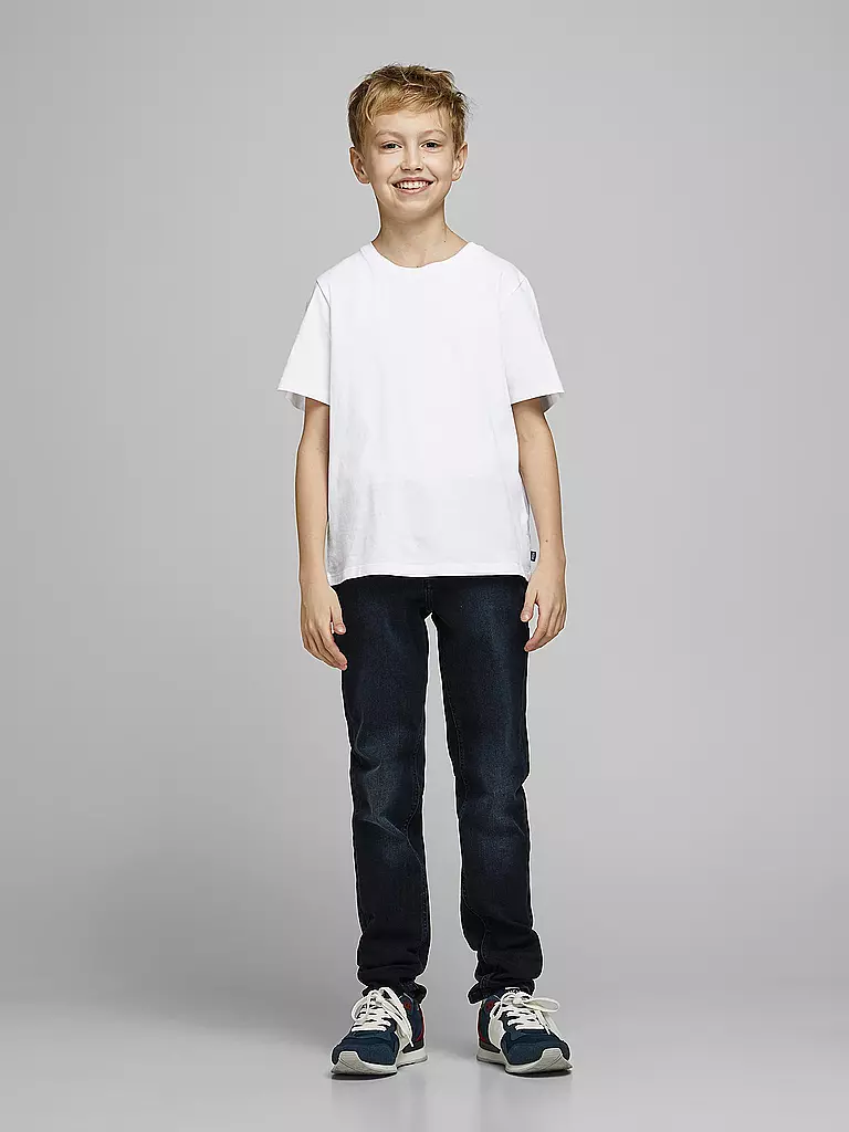 JACK & JONES Jungen T-Shirt JJEORGANIC weiss