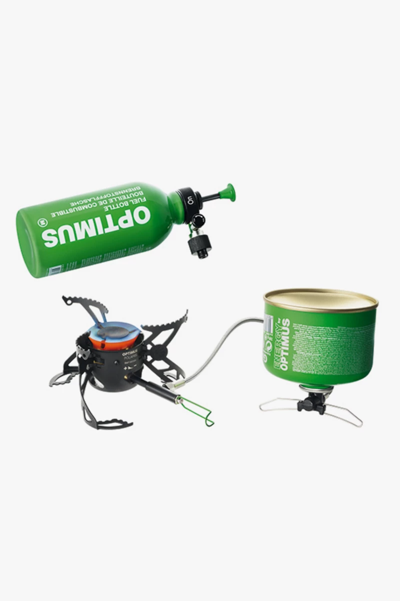Optimus Polaris Gaskocher + 400 ml Brennstoffflasche