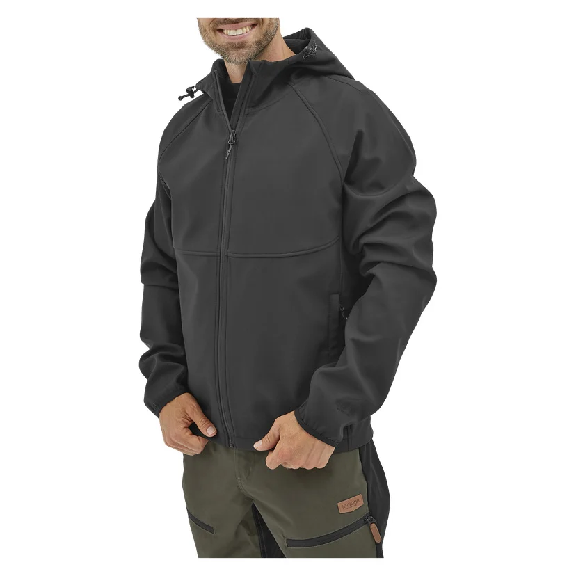 Fleecefôret softshelljakke for menn XXL