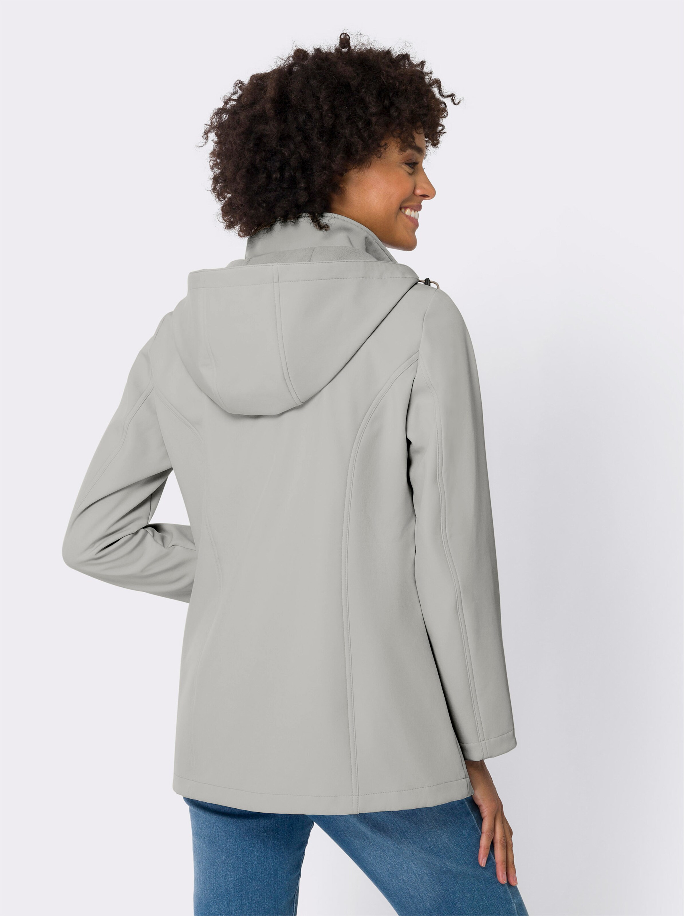 Softshelljacke mit Fleece-Futter