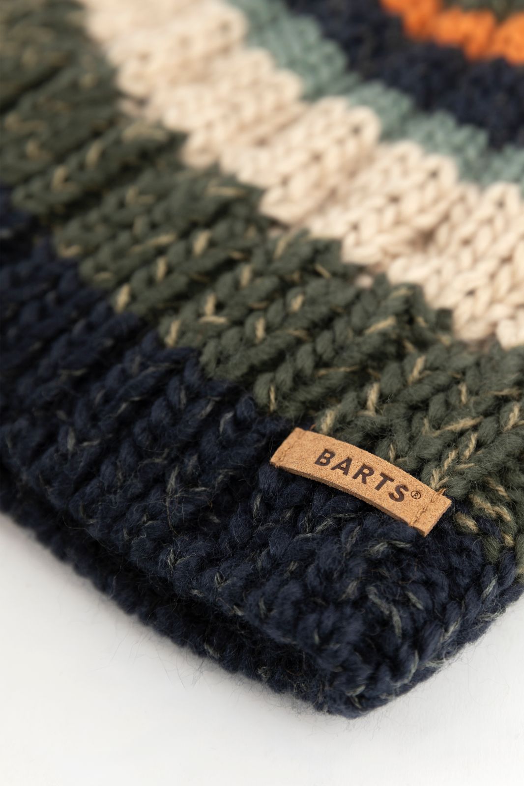 BARTS multicolour beanie met pompom