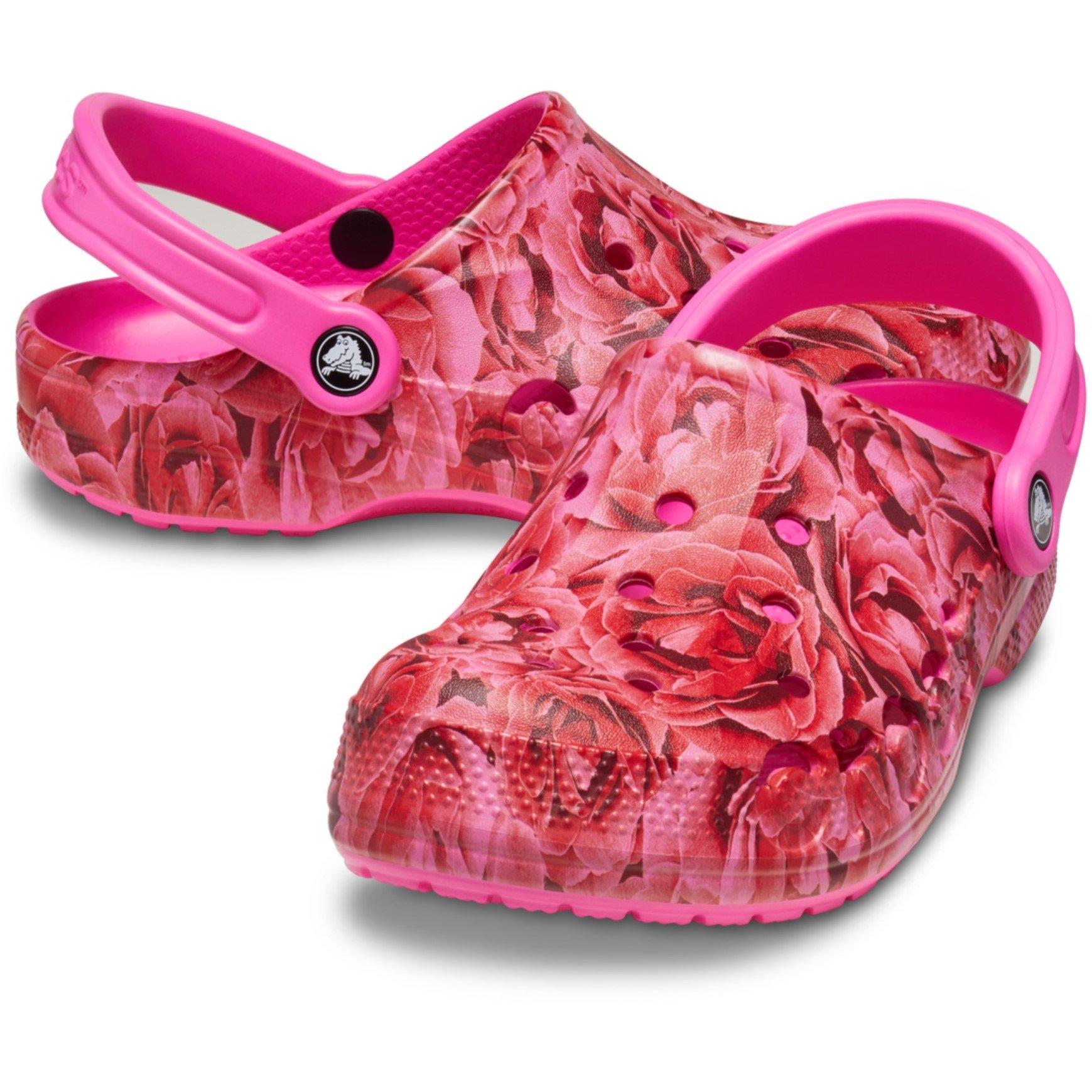 Crocs Baya Floral Clogs Mens