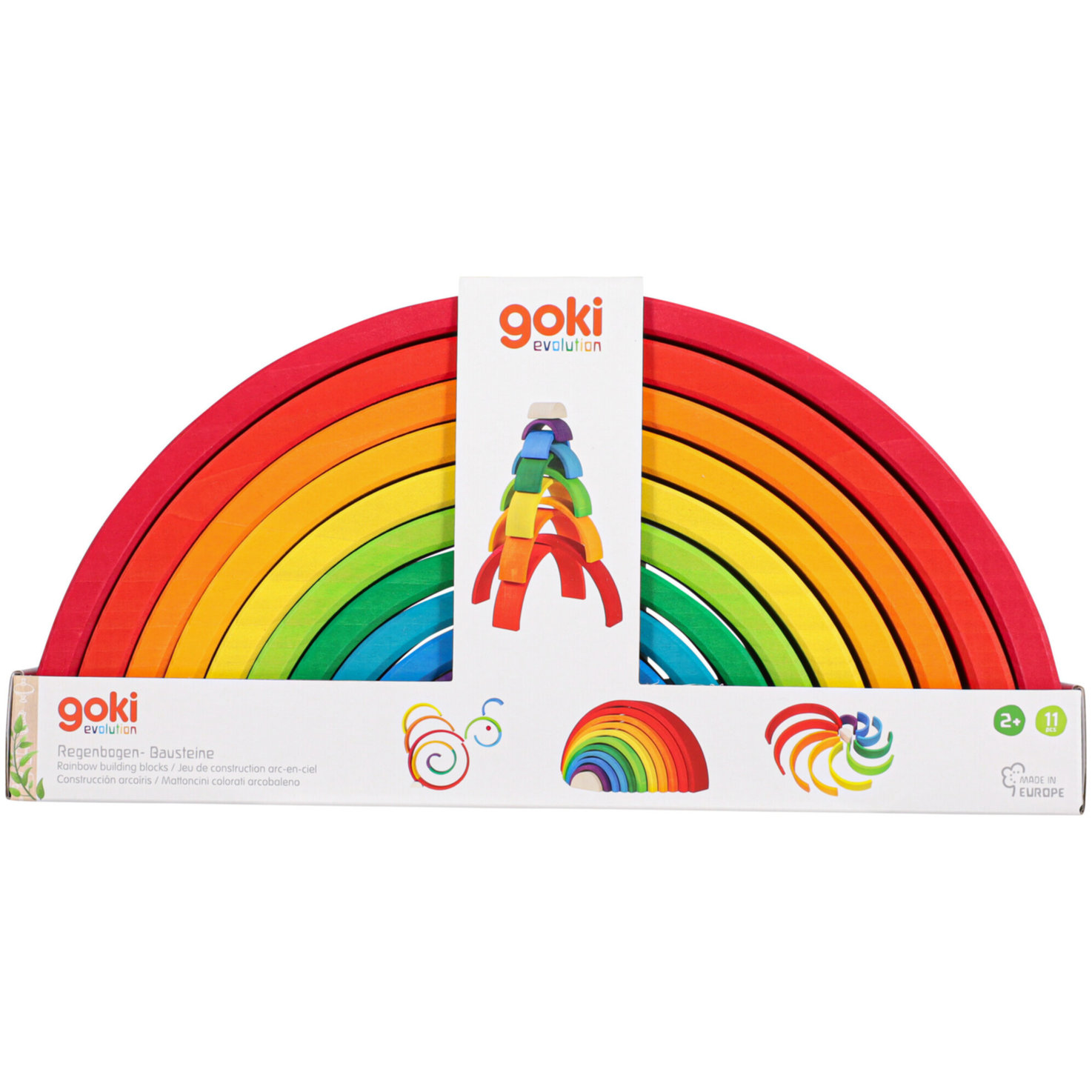 BausteineRegenbogen, 11 Teile