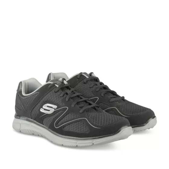 Baskets NOIR SKECHERS Satisfaction Flash Point