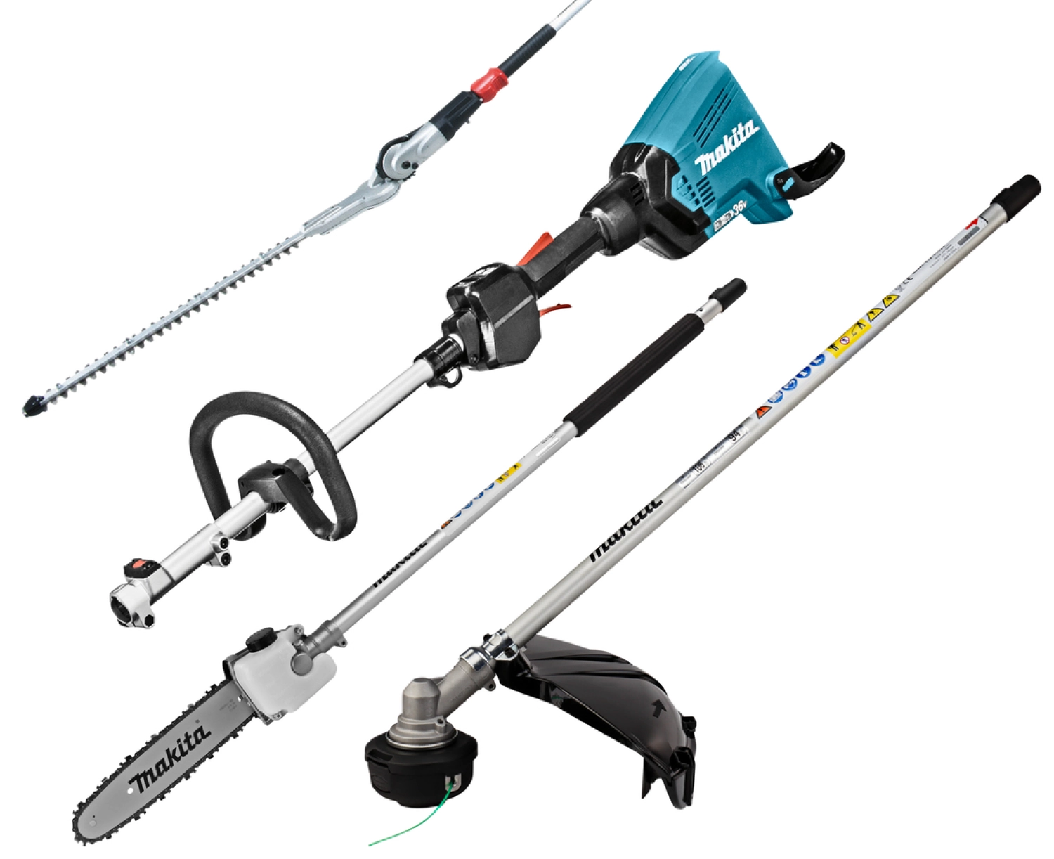 Makita DUX60ZX11 2x18V Li-Ion accu combisysteem body incl. opzetstukken - D-Greep - koolborstelloos