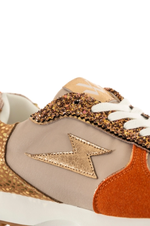 Baskets basses vanessa wu lunelle orange