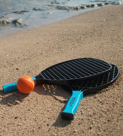 Stiga Beach Tennis Set - Schwarz/Hellblau
