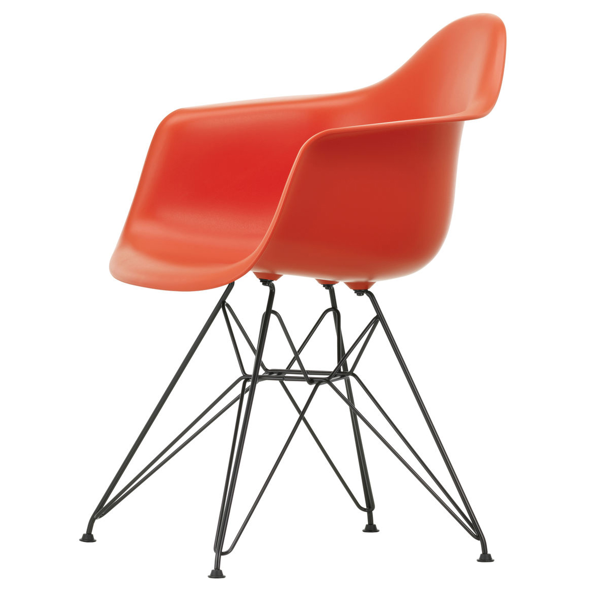 Eetkamerstoel DAR RE zwart Poppy Red