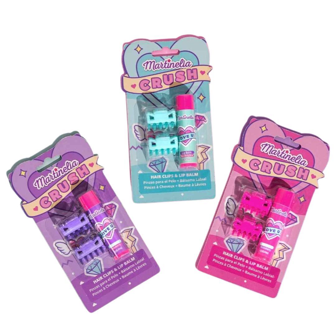 MARTINELIA Conjunto Molas para o cabelo e bálsamo labial - 1un