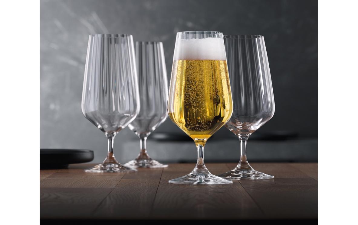 Bierglas LifeStyle 440 ml, 4 Stück, TransparentBiergläser-Set aus Kristallglas