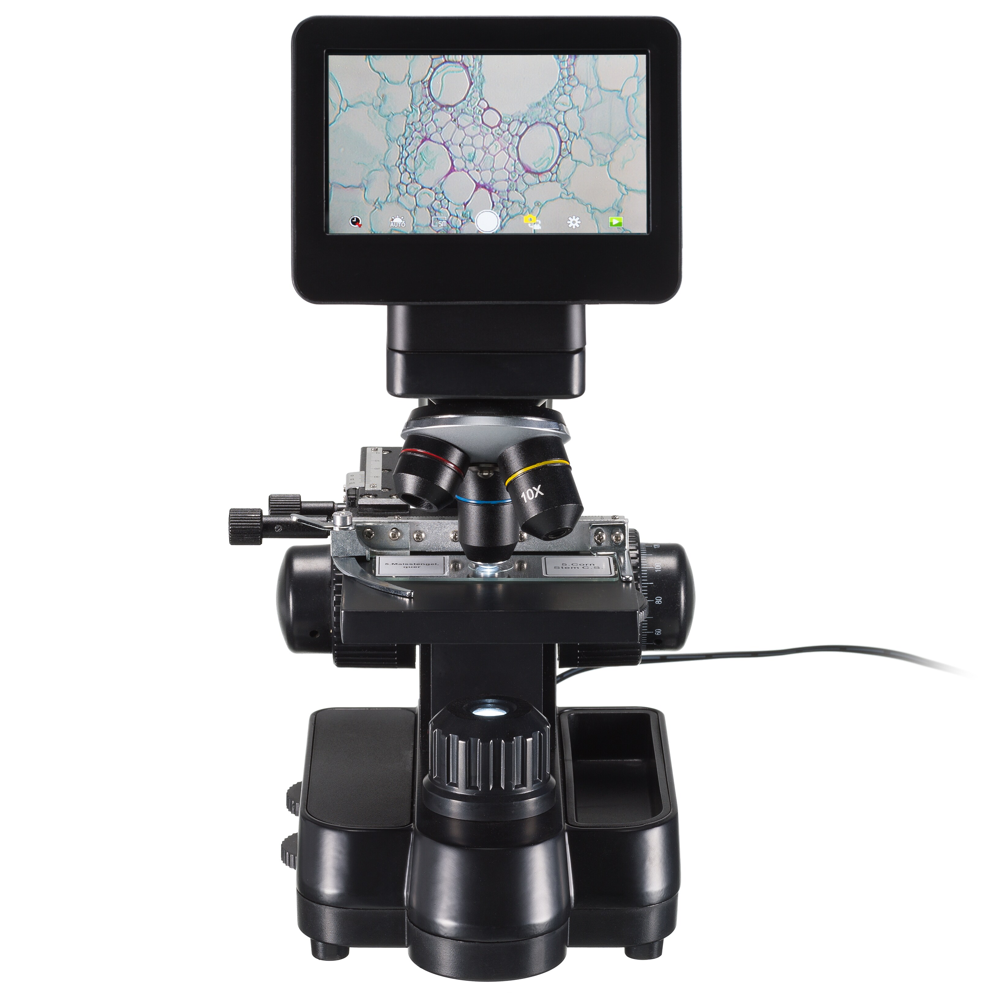 BRESSER Biolux Touch 5 MP HDMI Mikroskop für Schule und Hobby