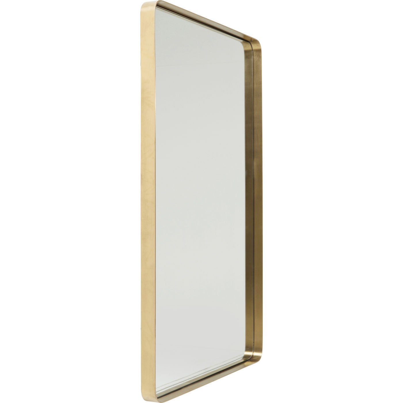 Kare Design Curve Spiegel Rechthoek - B80 X H120 Cm - Messing