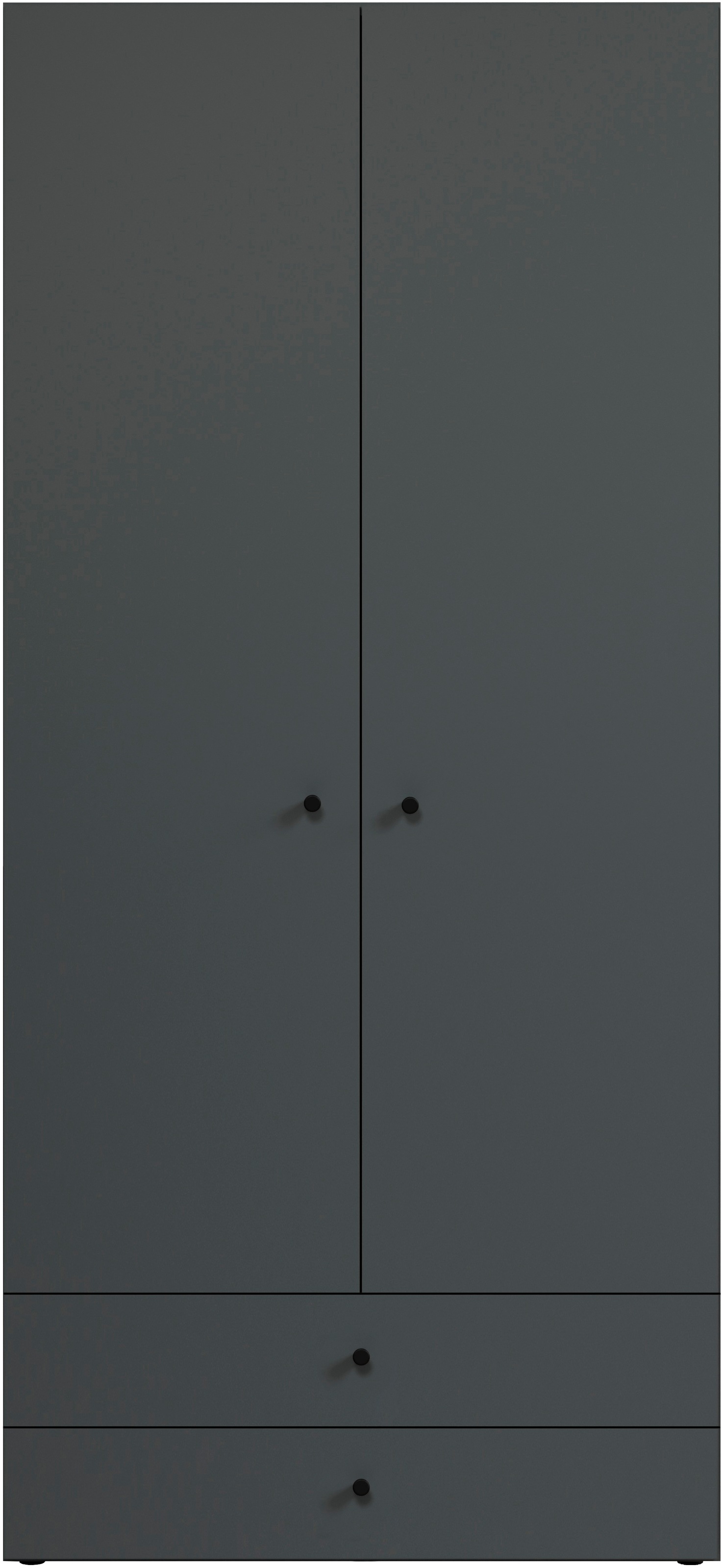 INOSIGN Kleiderschrank »Jersey Schlafzimmerschrank Garderobe Bestseller Schrank« Drehtürenschrank mit modernen Griffen Otto´s Choice, 1 Stk. tlg. Drehtürenschrank mit 2 Schubladen - (B/T/H) 85/52/188 cm