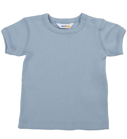 Joha T-Shirt - Rib - Matt Blau