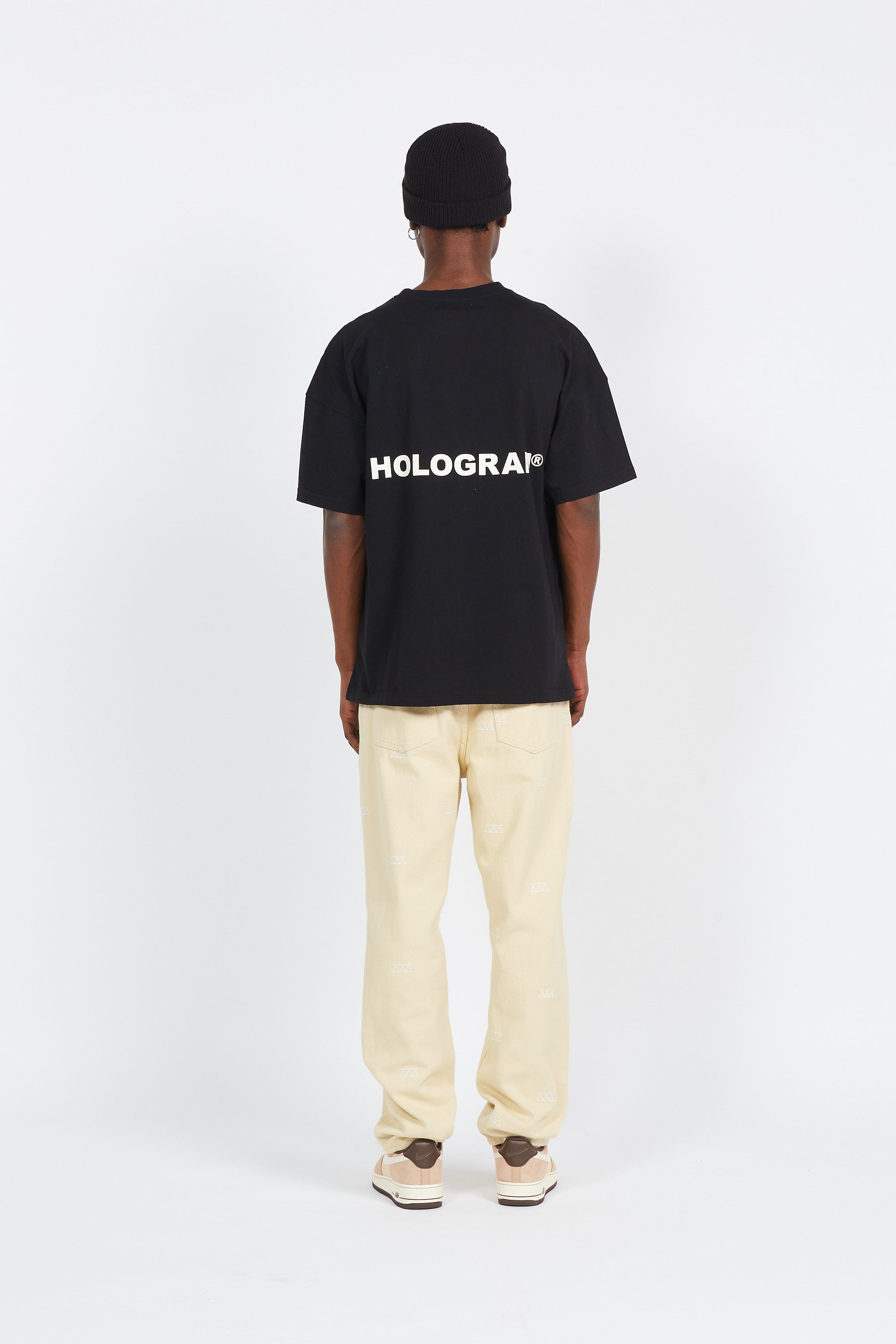 Hologram T-shirt RELIEF BLACK Noir
