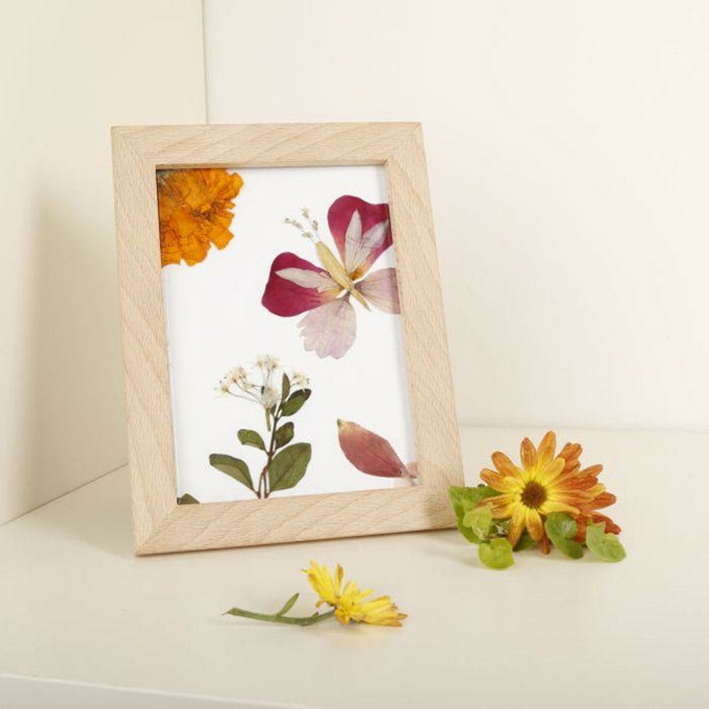 Cadre en bois pour herbier 13 x 17 cm