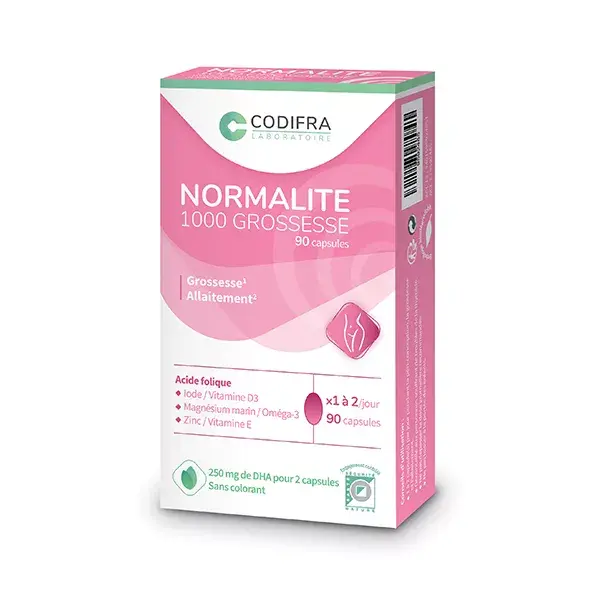 Codifra Normalite 1000 Gravidez, Amamentação e Fertilidade - 90 cápsulas