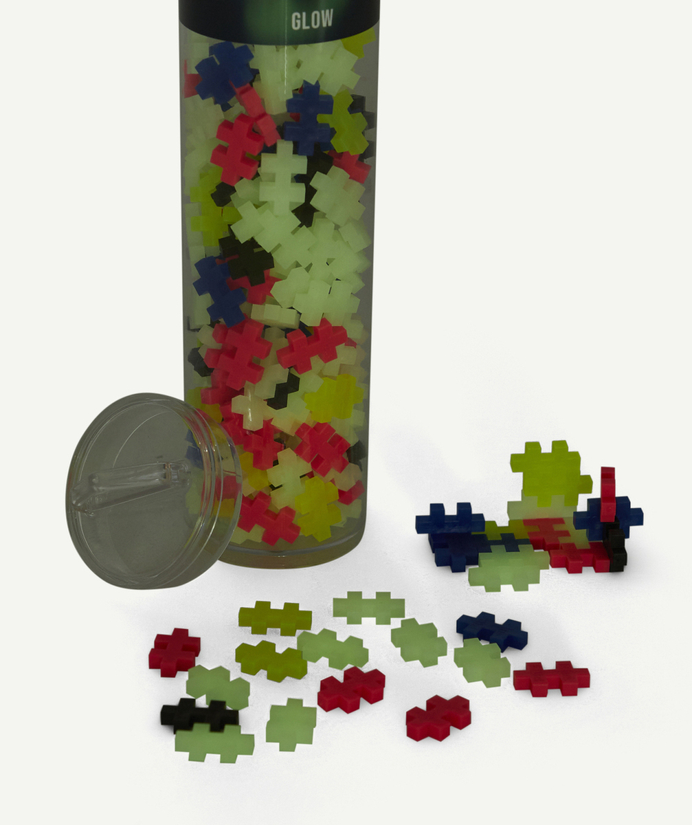 PLUS PLUSMÉGA TUBE JEU DE CONSTRUCTION PHOSPHORESCENT 240 PIÈCES