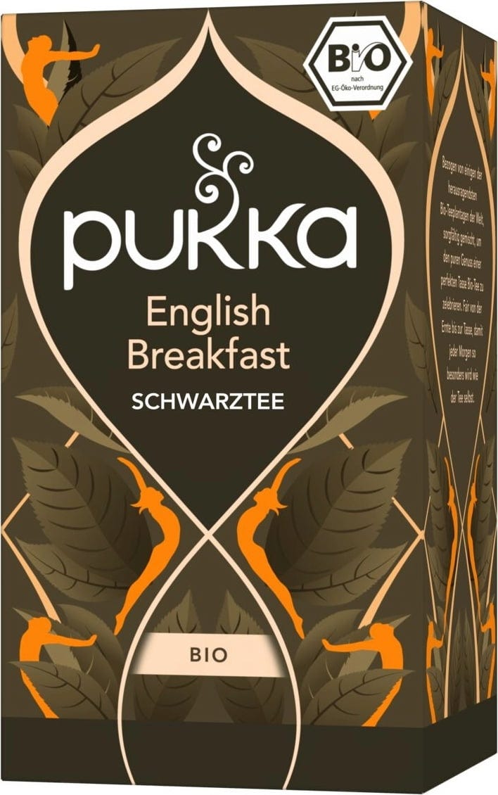 PUKKA  English Breakfast Bio-Schwarztee, 20 Teebeutel (52 g)