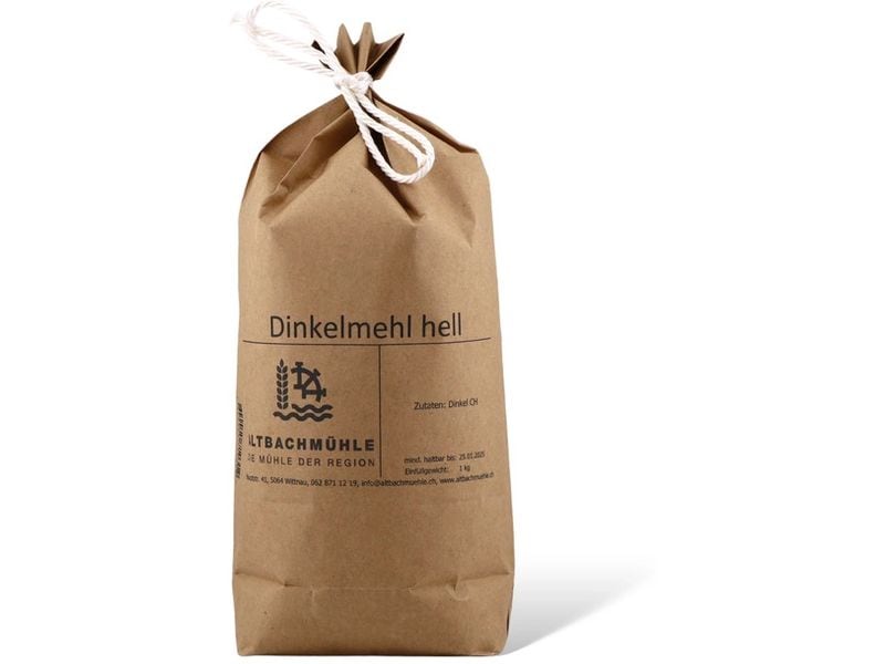 Altbachmühle Dinkelmehl hell 1 kg Dinkel hell Typ 730