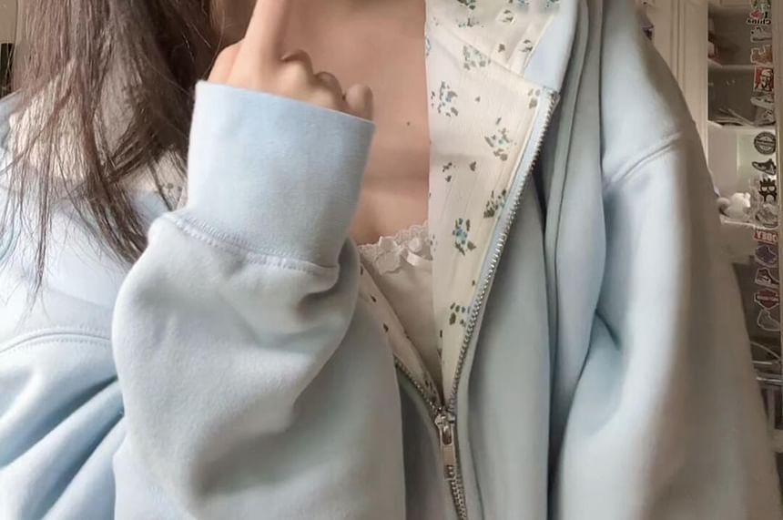 Dreamkura - Hoodie met rits en voering met print
