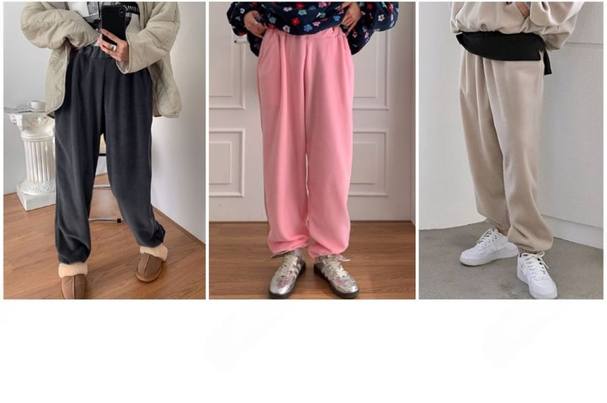 Chubby Girl - Effen joggingbroek met elastische taille